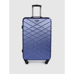 Wildcraft Unisex Blue Textured Hard Sided Saiph Large Trolley Bag-picture-15