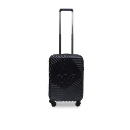 Wildcraft Unisex Navy Blue Textured Hard-Side Cabin Trolley Suitcase-picture-30
