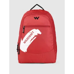 Wildcraft Unisex Red & White Brand Logo Printed Backpack-picture-24