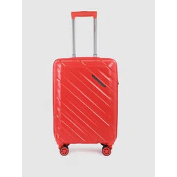 Wildcraft Unisex Red Textured Hard Sided Columbus Cabin Trolley Bag-picture-33