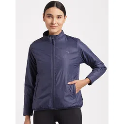 Wildcraft Women Navy Blue Water Resistant Running Sporty Jacket-picture-34