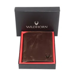 WildHorn Brown Leather Top Grain Portrait Leather Unisex Wallet-picture-25