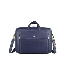 WildHorn Men Blue Solid Laptop Bag-picture-32
