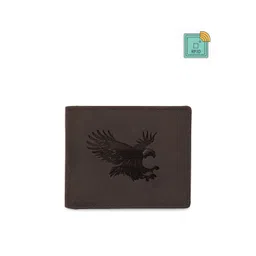 WildHorn Men Brown Textured RFID Protected Leather Two Fold Wallet-picture-29