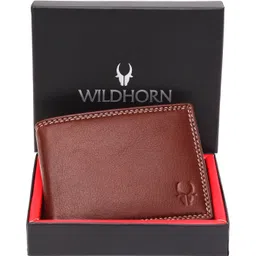 wildhorn Men Casual Maroon Genuine Leather Wallet - Regular Size-picture-12