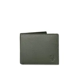 WildHorn Men Green RFID Protected Genuine Leather Hand-Stitched Solid Two Fold Wallet-picture-31