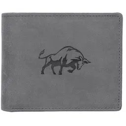 wildhorn Men Grey Genuine Leather RFID Wallet - Regular Size-picture-13