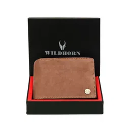 WildHorn Men Leather Two Fold Wallet image 1