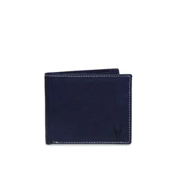 WildHorn Men Navy Blue Classic Genuine Leather Wallet & Rakhi Gift Set-picture-16