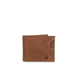 WildHorn Men Tan Brown Solid RFID Protected Genuine Leather Two Fold Wallet-picture-25