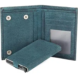 wildhorn RFID Protected Leather Wallet for Men, Blue Hunter-picture-30