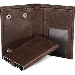 wildhorn RFID Protected Leather Wallet for Men, Brown Crunch-picture-15
