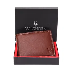 WildHorn Unisex Brown Genuine Leather Wallet-picture-14
