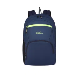 WildHorn Unisex Navy Blue & Black Backpack with Compression Straps-picture-30