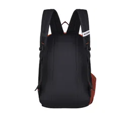 WildHorn Unisex Orange & Black Backpack with Compression Straps image 3