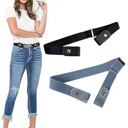 wildhorn Waist Belts for Women and Girls | Trendy Elastic Adjustable Buckle | Elastic Fabric Waist Belt for Women | Stylish Belts for Dresses Jeans, Saree-picture-30