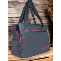 WILDMODA Brand Logo Printed Structured Shoulder Bag-picture-12