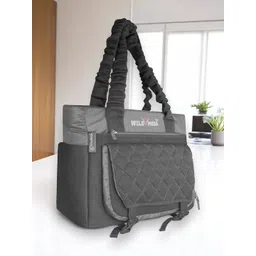 WILDMODA Textured Structured Tote Bag with Quilted-picture-11