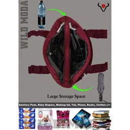 WILDMODA Textured Structured Tote Bag with Quilted image 2