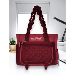 WILDMODA Textured Structured Tote Bag with Quilted image 3