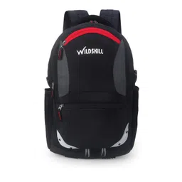 WILDSKILL Unisex Brand Logo Backpack with Compression Straps-picture-12