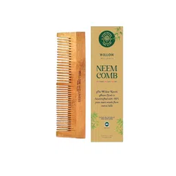 Willow Wellness Dual Tooth Neem Wooden Comb-picture-16