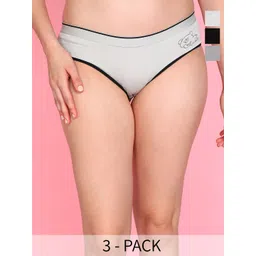 wincly fashion Pack Of 3 Anti Microbial Hipster Briefs SleepBear/PO3/M-picture-30