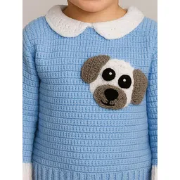 WINDROP SOLUTIONS Kids Graphic Self Design Round Neck Woollen Pullover Sweater image 4