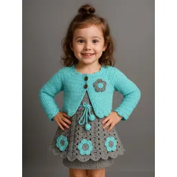 WINDROP SOLUTIONS Print Woollen Dress-picture-45