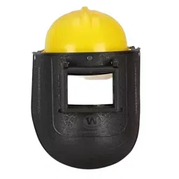 Windsor Safety Helmet with Spring Loaded 9x13 Inch Ratchet Closure Type Black and Yellow-picture-34
