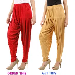 wings 2 fly Viscose Rayon Solid Patiala-picture-26