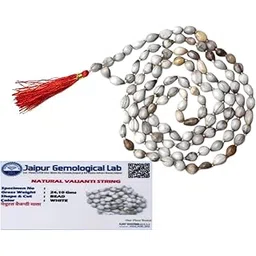 Wings Vaijanti Mala/Natural Vaijanti/Vaijanti Original 108 (Length: 36 Inches,Beads: 108+1) Certified .1 Pcs-picture-24