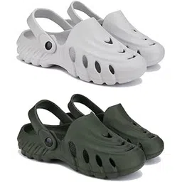 WINGSCRAFT Lightweight Classic Clogs || Sandals with Slider for Men-Combo(2)-3135-3136-picture-30