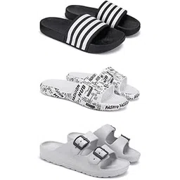 WINGSCRAFT Lightweight,Classic Slider || Sandals with Clogs for Men-Combo-COMBO(3)-3024-3104-3114-10 -P-picture-29