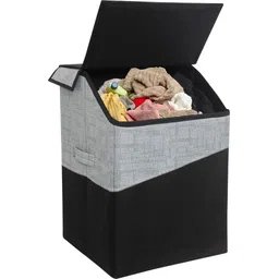 wini krafts 75 L Black Laundry Basket-picture-24