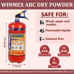 Winmex ABC Type Fire Extinguisher 9 Kg  WI-009 image 5