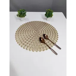 winner 4-Piece Yellow Floral Round Table Placemats-picture-18