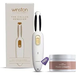 Winston Rechargeable Electric Callus Remover and Foot Cream for Feet Care - Men and Women, Foot care at Home, Dead Skin Removal, Electric Pedicure Machine for Soft Smooth Feet-picture-10