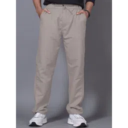 WINSUNITY Men Cotton Mid-Rise Relaxed Regular Fit Trousers-picture-32