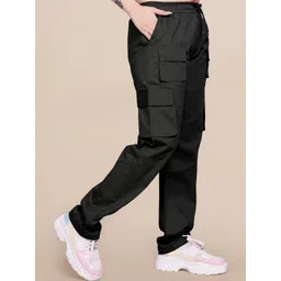 WINSUNITY Men Regular Fit Mid-Rise Easy Wash Cargos Trousers-picture-36