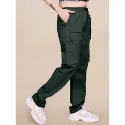 WINSUNITY Women Easy Wash Cargos Trousers-picture-32