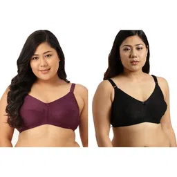 winsure Pack of 2 Women Everyday Non Padded Bra-picture-28