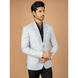 wintage Mens Poly Viscose Silver Blazer : 36/ XS image 1