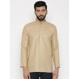 Wintage Men Beige Solid Straight Kurta-picture-13