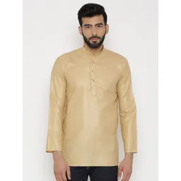 Wintage Men Beige Solid Straight Kurta-picture-14