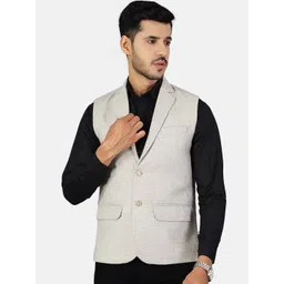Wintage Men Grey Nehru Jackets-picture-22