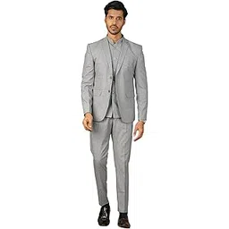 wintage Men's Poly Viscose 3 PC Suit-picture-50