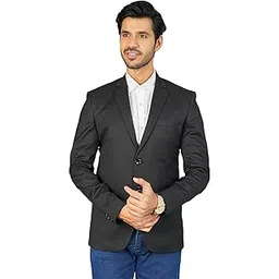 wintage Mens Poly Viscose Black Blazer-picture-17