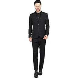 wintage Men's Poly Viscose Three Piece Suit-picture-43