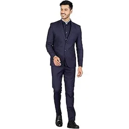 wintage Men's Polyester Cotton Three Piece Suit-picture-32